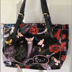 Multi-color Sak Roots Purse